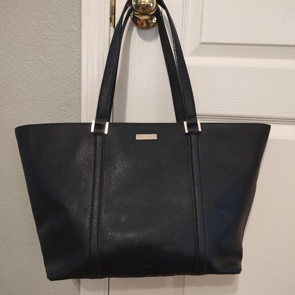 Kate Spade New York Black Tote Bag ID L213 Size Large - Picture 1 of 16